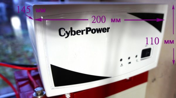 Обзор инвертора CyberPower SMP350EI + АКБ MNB MM55-12: автономное питание на несколько часов