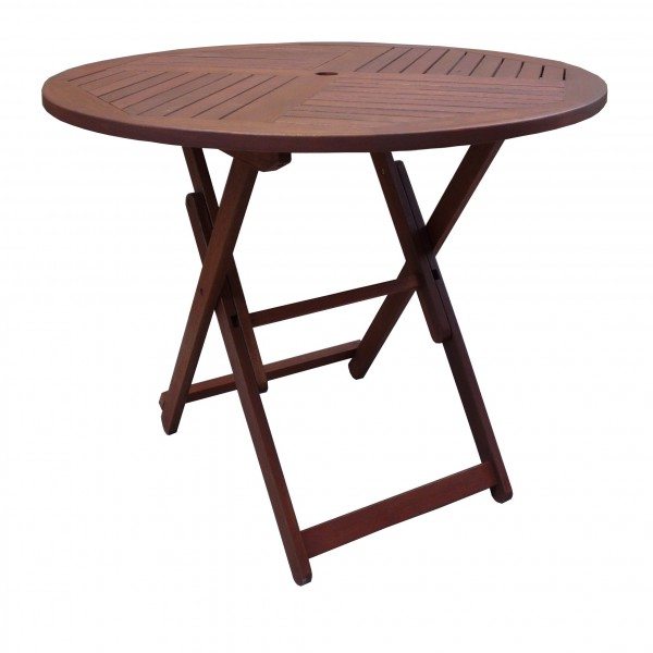 Круглий обідній дерев'яна яний стіл у сучасному інтер'єрі єрі