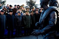 Министр обороны России Сергей Шойгу открыл скульптурную композицию «Они сражались за Родину»