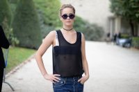 Фото дня: Дженнифер Лоуренс выбрала провокационный наряд для показа Dior
