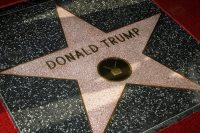 Вандалы разрушили звезду Дональда Трампа на Голливудской «Аллее славы». Видео