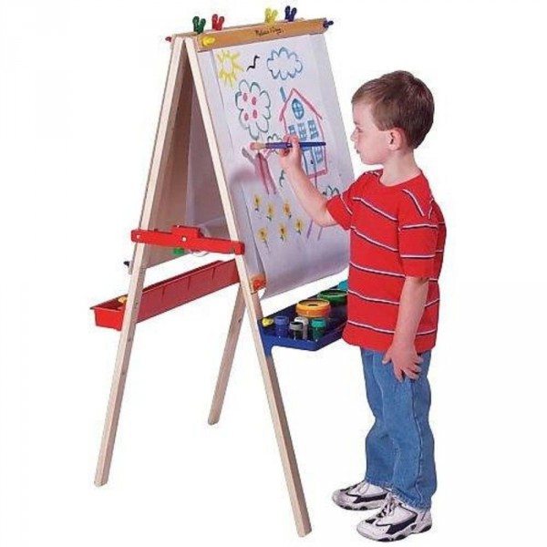 Детский мольберт для рисования: сохраним квартиру в порядке