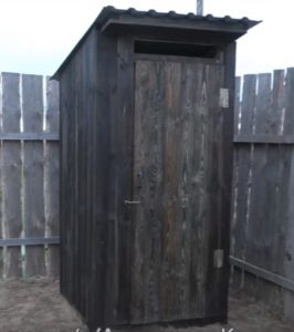Дерев'яний туалет для дачі своїми руками + відео керівництво