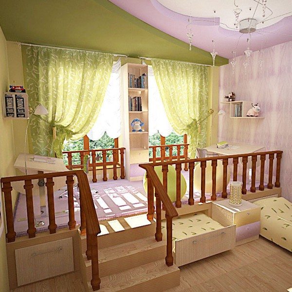 Кровать-подиум своими руками: отличное решение для детской комнаты