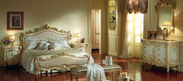 Спальня в стилі бароко – королівська розкіш на сучасний лад