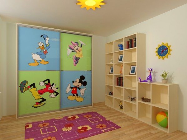 Шкафы-купе для детской комнаты — особенности конструкции и дизайн