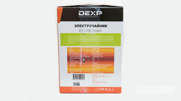 Обзор электрочайника DEXP KS-1700 Smart