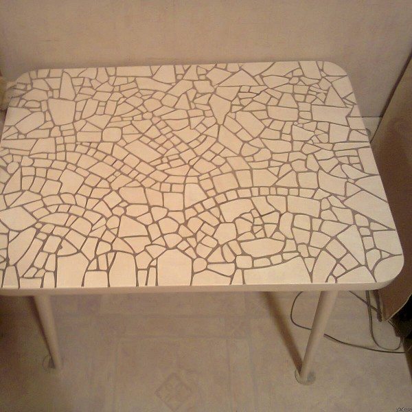 Как сделать стол из керамической плитки своими руками