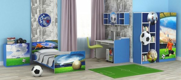 Дитячі меблі для хлопчика: територія ігри і пізнання